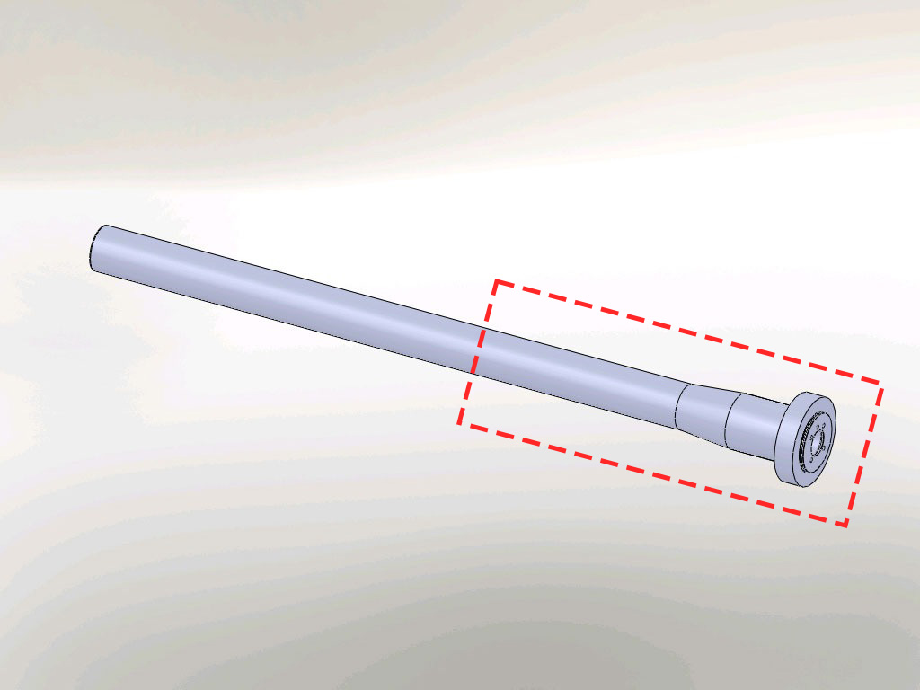 中仕上げ旋盤加工
